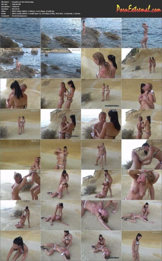 Sophie's Fetish Workshop - Surprise on the beach Surprise on the beach