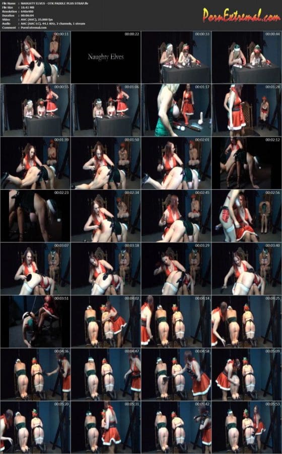 BlueMeetsBlue - NAUGHTY ELVES - OTK PADDLE PLUS STRAP NAUGHTY ELVES - OTK PADDLE PLUS STRAP
