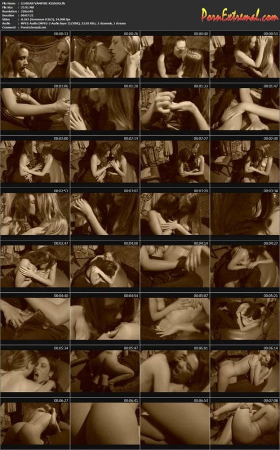 LESBIAN VAMPIRE KISSERS