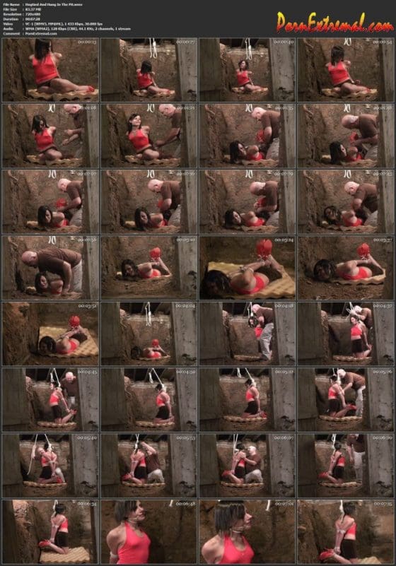 Hogtied And Hung In The Pit