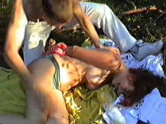 CruelMovies - Lone girl raped outdoors by stranger